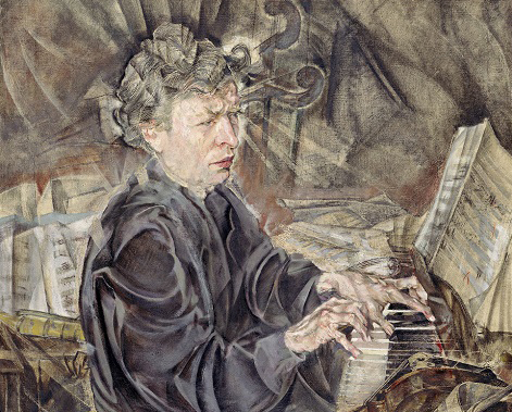 Max Oppenheimer, „Ferruccio Busoni“, 1916 Max Oppenheimer, „Ferruccio Busoni“, 1916