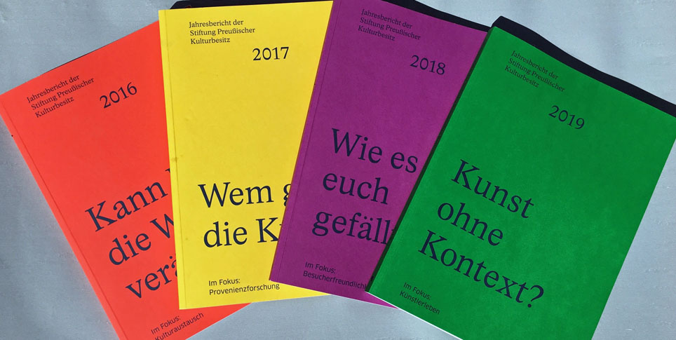 Jahresberichte 2016, 2017, 2018, 2019