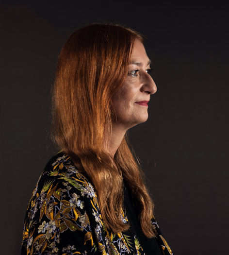 Sabine Dettmann, Grafikerin in der Generaldirektion der Staatlichen Museen zu Berlin Sabine Dettmann, Grafikerin in der Generaldirektion der Staatlichen Museen zu Berlin