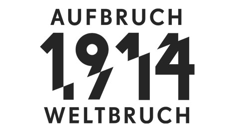 Logo Themenjahr „1914. Aufbruch. Weltbruch"