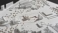 Stilisiertes Modell einer urbanen Landschaft mit Architekturmodell Tarn-Nr. 1155