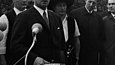 Hans-Georg Wormit, Präsident der Stiftung Preußischer Kulturbesotz, bei der Grundsteinlegung am 10. Oktober 1967