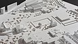 Stilisiertes Modell einer urbanen Landschaft mit Architekturmodell Tarn-Nr. 1361