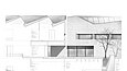Präsentationsplan des dritten Siegerentwurfs mit Bildern, Text und Architekturzeichnung