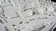 Stilisiertes Modell einer urbanen Landschaft mit Architekturmodell Tarn-Nr. 1300