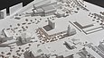 Stilisiertes Modell einer urbanen Landschaft mit Architekturmodell Tarn-Nr. 1300