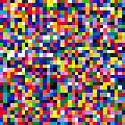 Gerhard Richter: 4900 Farben, 2007 – Details (WV 901A) – 680 x 680 cm (196 Tafeln, je 48,5 x 48,5 cm)