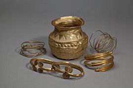 Goldschatz aus Werder bei Potsdam, um 1000 v. Chr.