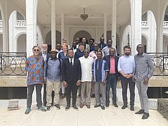 Wissenschaftlicher Workshop im Nationalmuseum von Kamerun