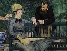 Edouard Manet, Im Wintergarten