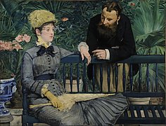 Edouard Manet, Im Wintergarten