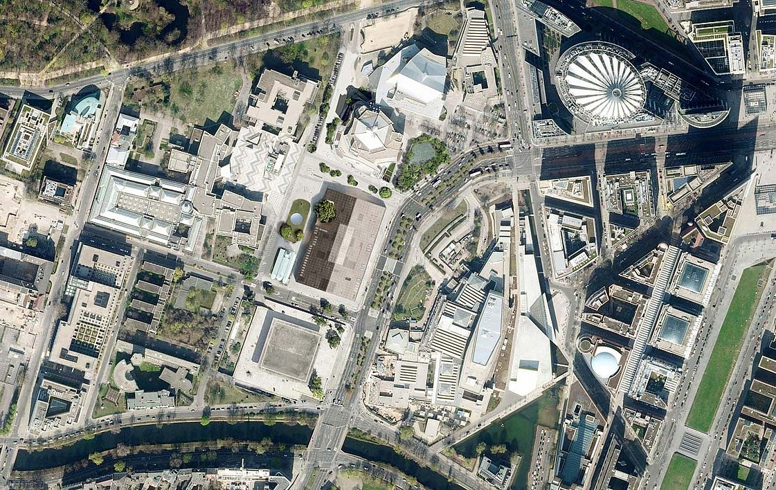 Museum des 20. Jahrhunderts am Kulturforum, Lageplan (öffnet Vergrößerung des Bildes)
