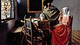 “The Glass of Wine”, a painting by Jan Vermeer