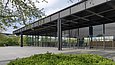 Oblique view of the Neue Nationalgalerie from the southeast