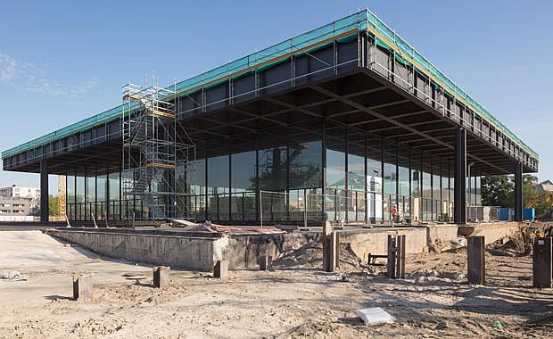 Construction site at Neue Nationalgalerie