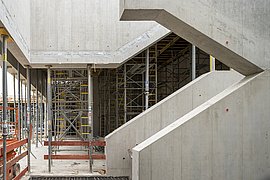 Herstellung der zentralen Treppenräume 