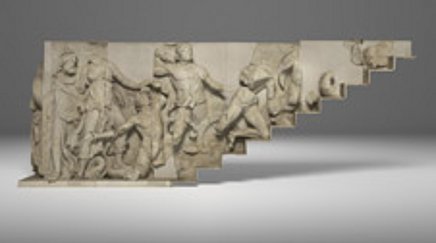 3D-Ansicht eines Friesteils
