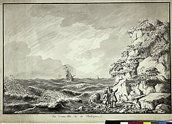 Jakob Philipp Hackert: „Auf Hiddensee“, 1764 Jakob Philipp Hackert: „Auf Hiddensee“, 1764