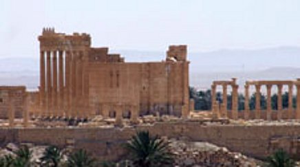 Ruinen der antiken Stadt Palmyra in Syrien