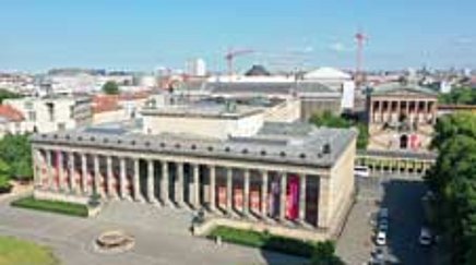 Blick über die Museumsinsel von oben