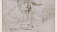 “Portrait of Saskia as Bride”, a drawing by Rembrandt Harmensz van Rijn