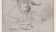 Zeichnung „Bildnis Saskias als Braut“ von Rembrandt Harmensz van Rijn