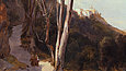 Gemälde „Weg nach Castel Gandolfo“ von Carl Blechen