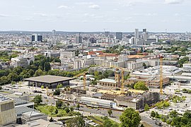 Das Kulturforum mit dem Rohbau von berlin modern 