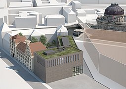 Simulation der zukünftigen Museumsinsel Berlin