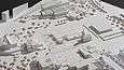 Stilisiertes Modell einer urbanen Landschaft mit Architekturmodell Tarn-Nr. 1115