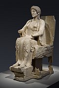 Thronende „Göttin von Tarent“