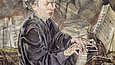 Max Oppenheimer, „Ferruccio Busoni“, 1916
