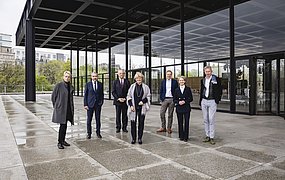 Schlüsselübergabe Neue Nationalgalerie