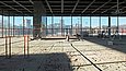 Blick auf die Baustelle im Innenraum eines modernen Gebäudes
