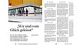 Doppelseite aus dem Magazin mit dem Interview zur Nachbarschaft am Kulturforum