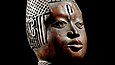 Head of a woman wearing a headdress
