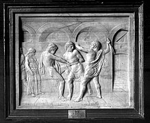 Donatello, Geißelung Christi (um 1425) Donatello, Geißelung Christi (um 1425)