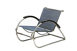 Erich Dieckmann, Sessel Nr. 8219 Stahlrohrsessel