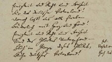 Ausschnitt aus einem handschriftlichen Text