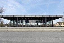 View of the exterior of the Neue Nationalgalerie