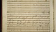 Notenblatt der Partitur der 9. Sinfonie von Ludwig van Beethoven