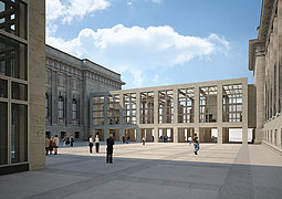 Simulation der zukünftigen Museumsinsel Berlin