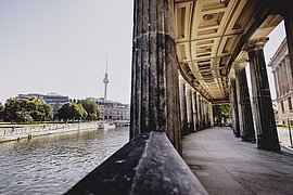 Foto der Kolonnaden der Museumsinsel