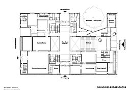 Grundriss des Erdgeschosses von berlin modern