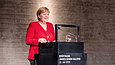 Angela Merkel hält eine Rede