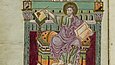 Painted scene from the life of Christ