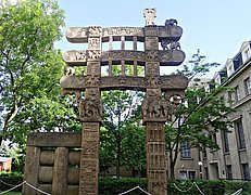 Abguss des Sanchi Tor in Berlin-Dahlem, Vorderansicht