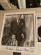 Dominique Torrès mit ihrem Großvater Henry Torrès