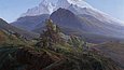 Gemälde „Der Watzmann“ von Caspar David Friedrich © bpk, Nationalgalerie, SMB, Leihgabe der DekaBank / Andres Kilger