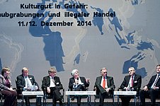 Panel discussion during the Conference on the Protection of Cultural Heritage